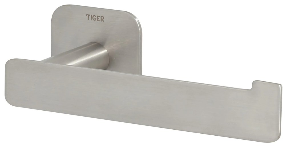 Tiger Colar toiletrolhouder L vorm  16 cm geborsteld RVS