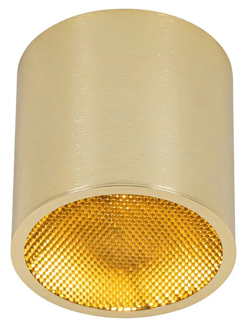 Design opbouwspot goud GU10 111mm - Impact Honey