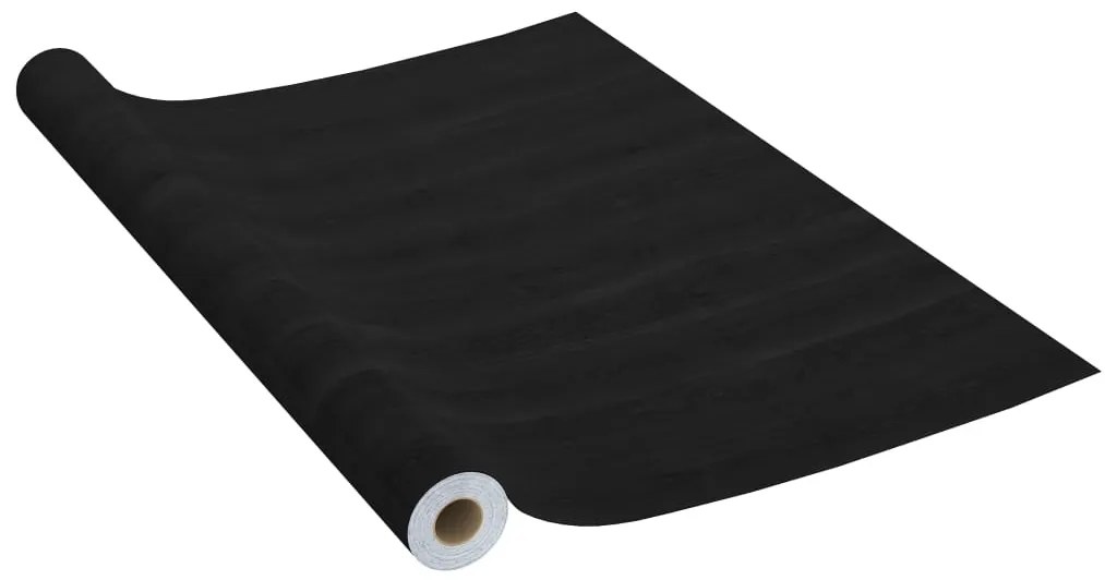 vidaXL Meubelfolie zelfklevend 500x90 cm PVC donkerhoutkleurig
