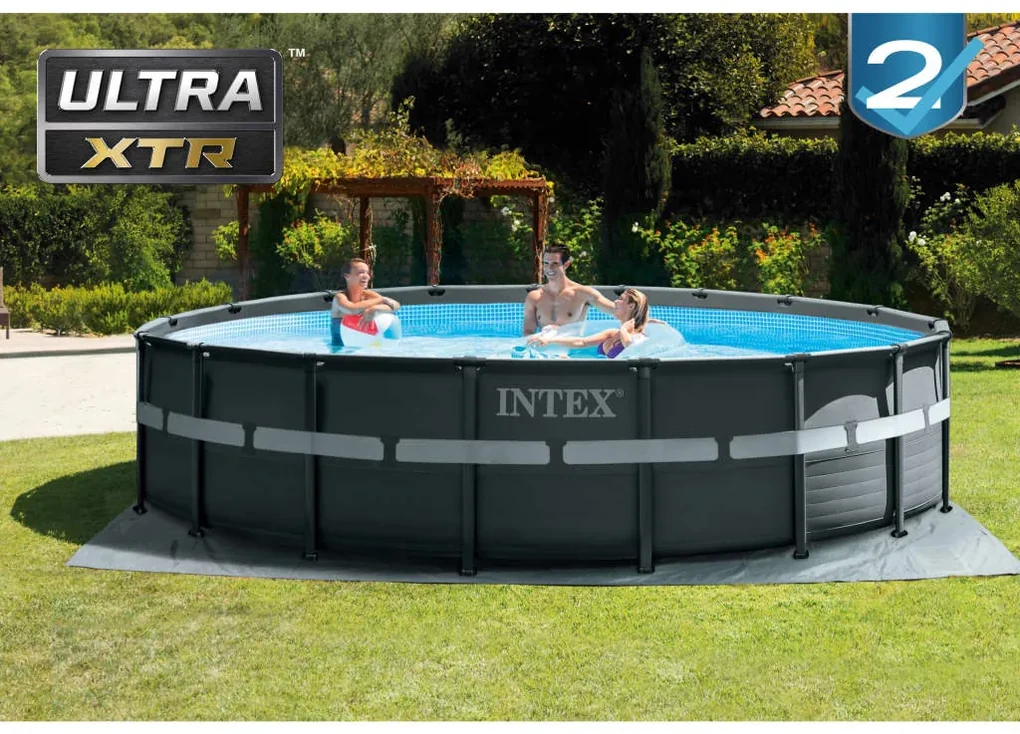 INTEX Framezwembad Ultra XTR met zandfilterpomp 549x132 cm