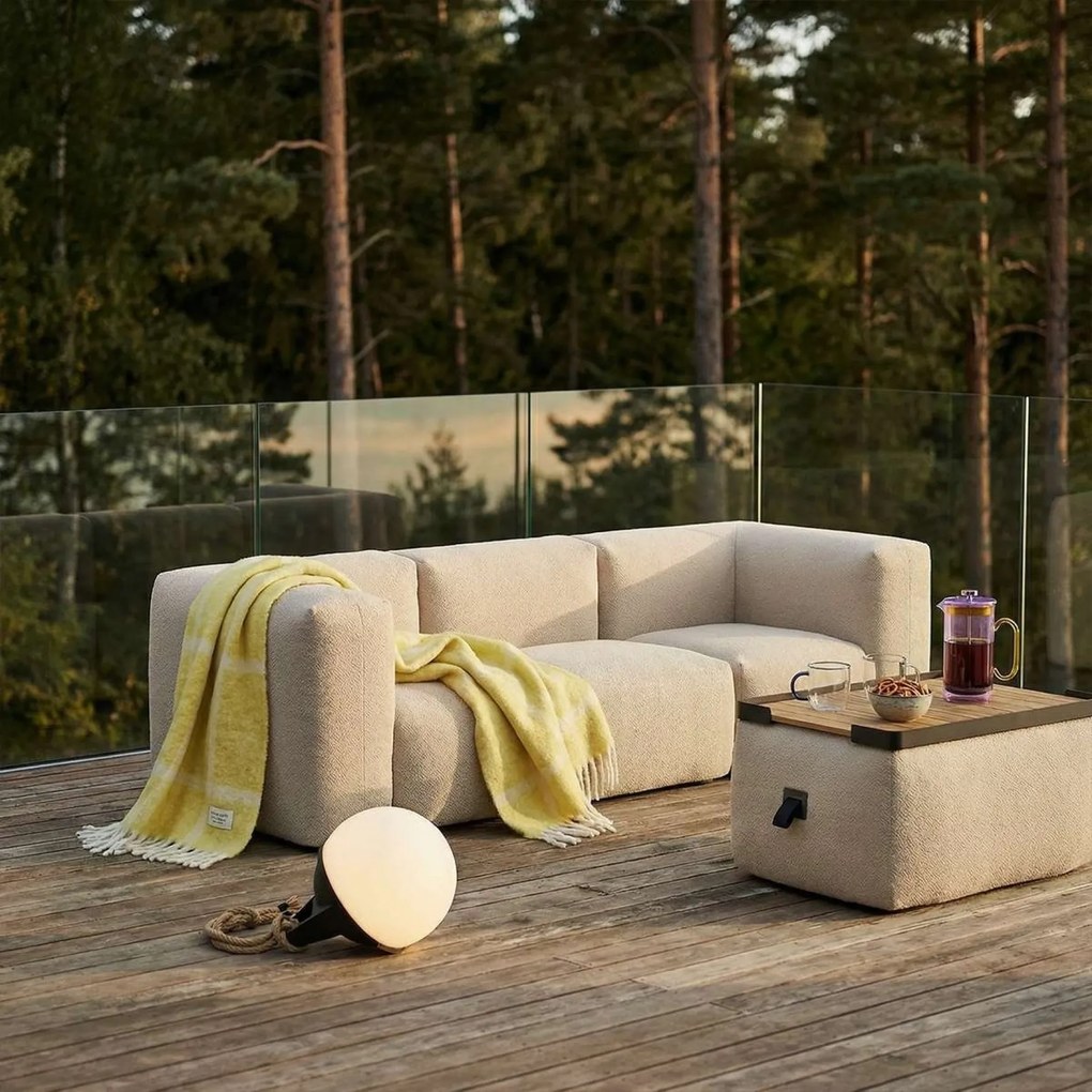 Soft Zitzak Outdoor 3 Seater - Bouclé Beige