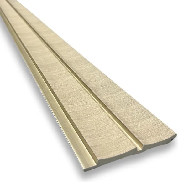 Wandpaneel Grace Beige 260x12cm - 260 cm x 12 cm x 1.2 cm | 1.2 kg | Paneli akoestische wandpanelen - AKU Wandpanelen