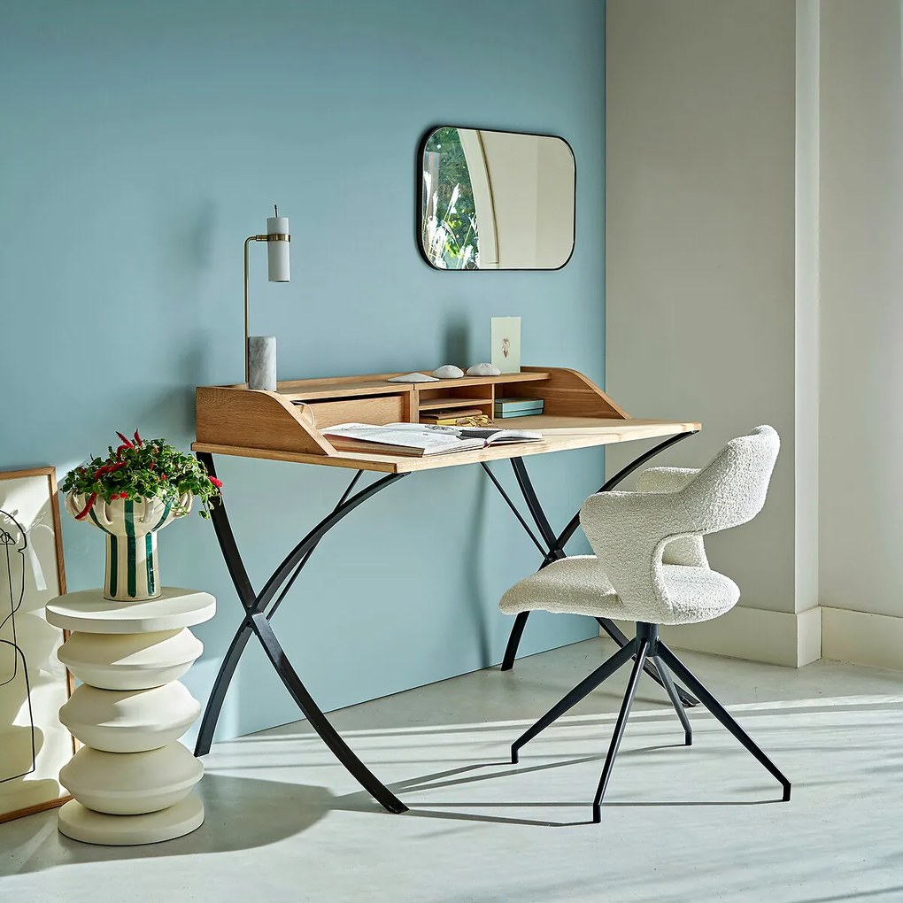 Bureau van eikenhout en eikenfineer, Epitre