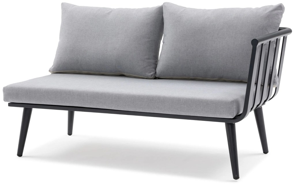 Hoek loungeset 5 personen Aluminium Grijs De Laan Projects