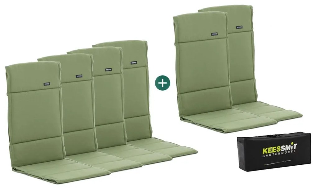 Dunne tuinkussen | Groen  | Dralon | Madison | 125x50cm | Kees Smit Tuinmeubelen