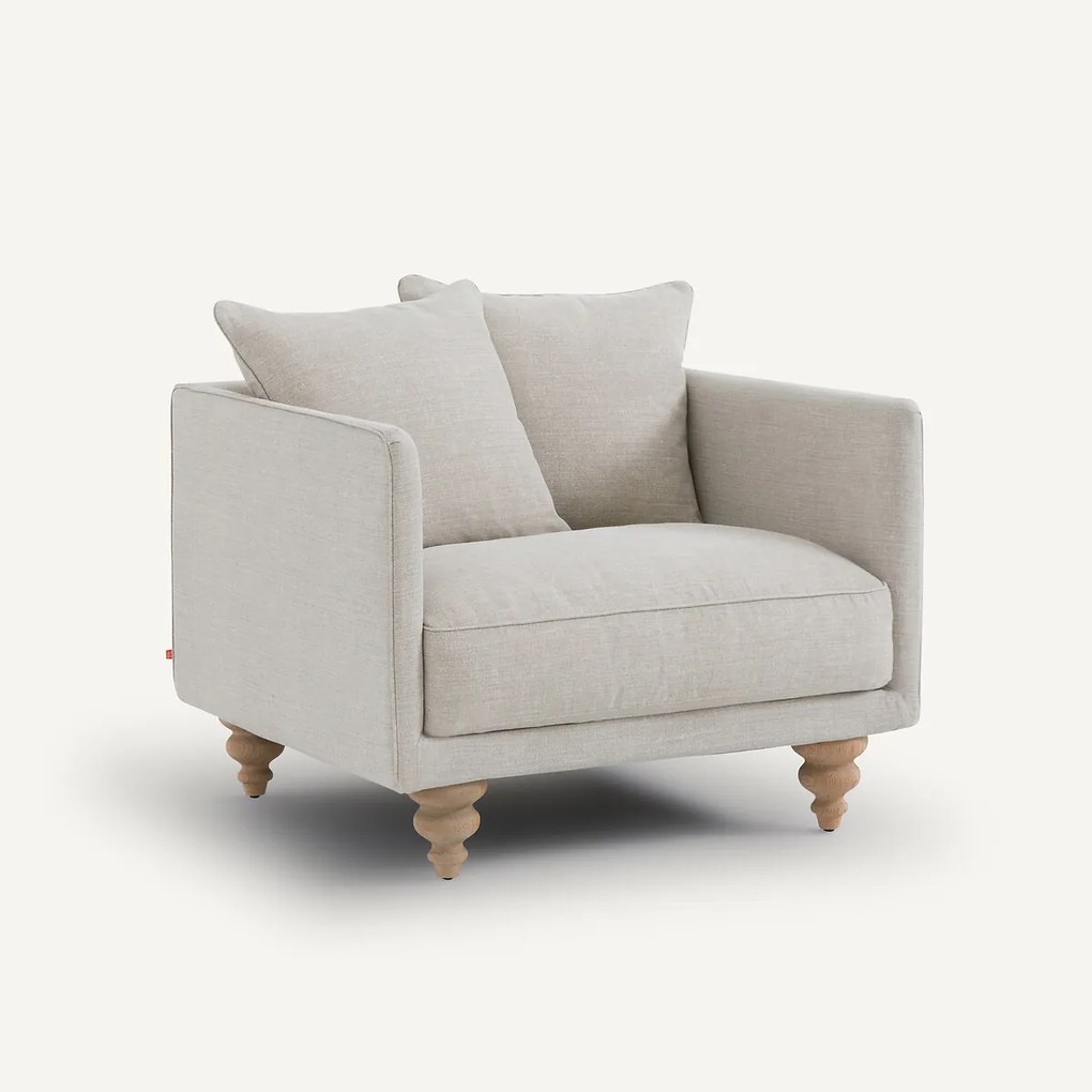 Fauteuil katoen/linnen, Lazare