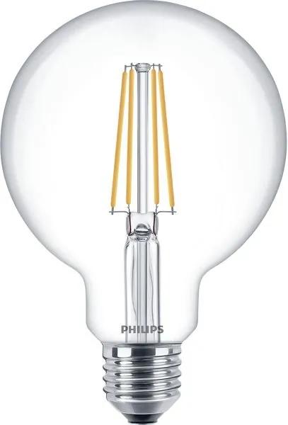 Philips Classic LEDbulb E27 G93 8W 827 Helder | Dimbaar - Vervangt 60W