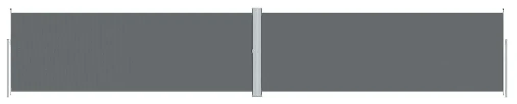 vidaXL Tuinscherm uittrekbaar 180x1000 cm antracietkleurig
