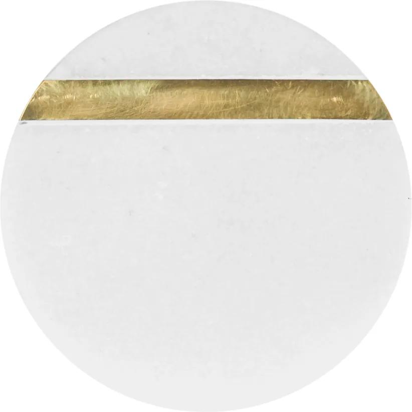Onderzetter Marble wit 10cm