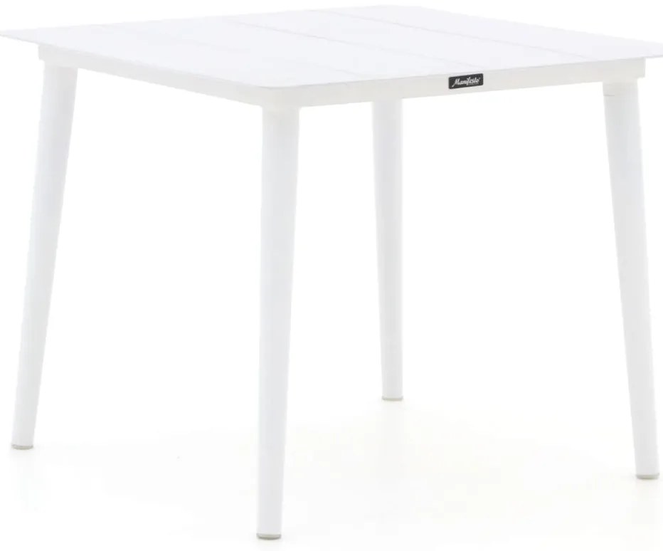 Tuin eettafel Manifesto  | Vierkant  | Tuintafel Aluminium | 90x90cm | 4 personen | Kees Smit Tuinmeubelen
