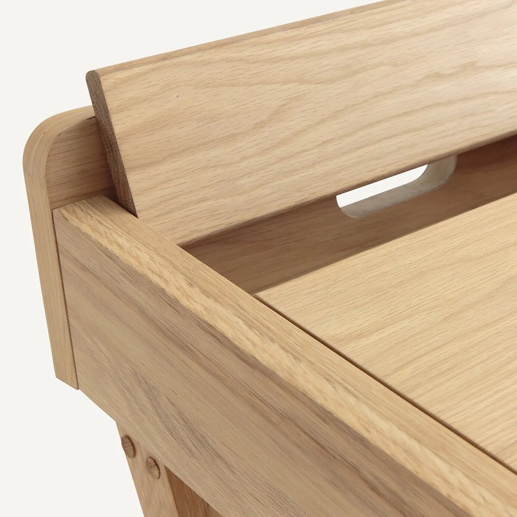 Eikenhouten en fineer bureau, Brixton, ontwerp Emmanuel Gallina