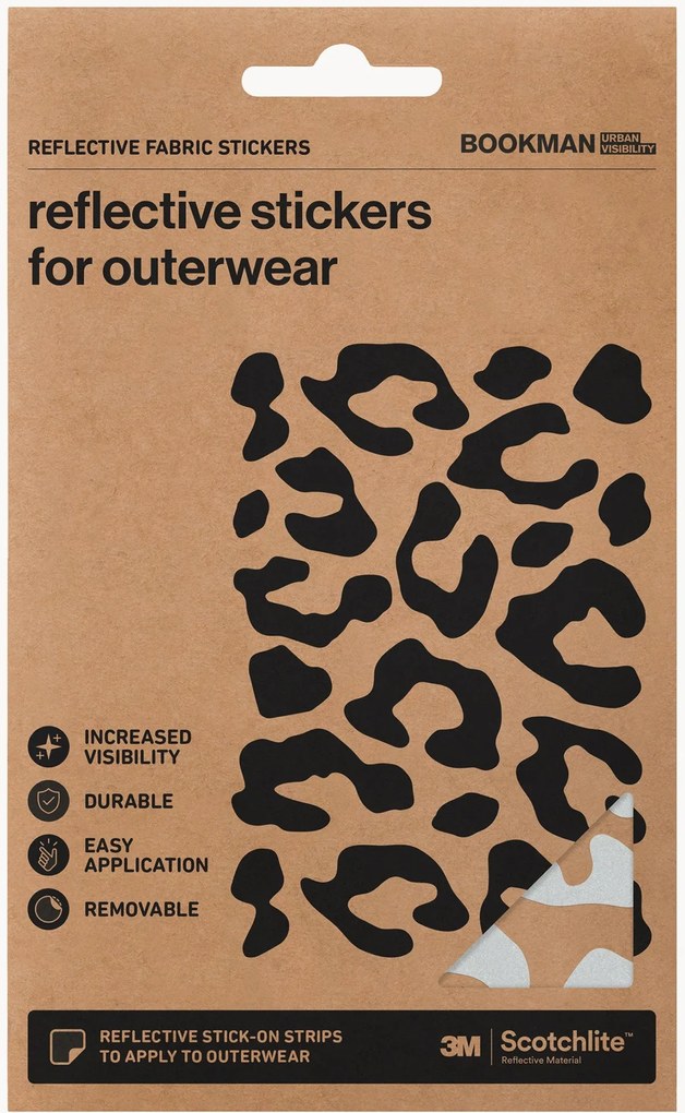 Reflecterende stoffen stickers Leopard