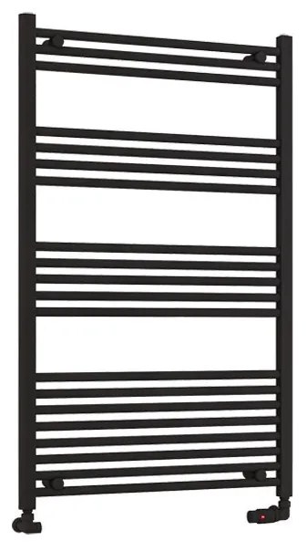 Eastbrook Wendover handdoekradiator 75x120cm 796W zwart mat