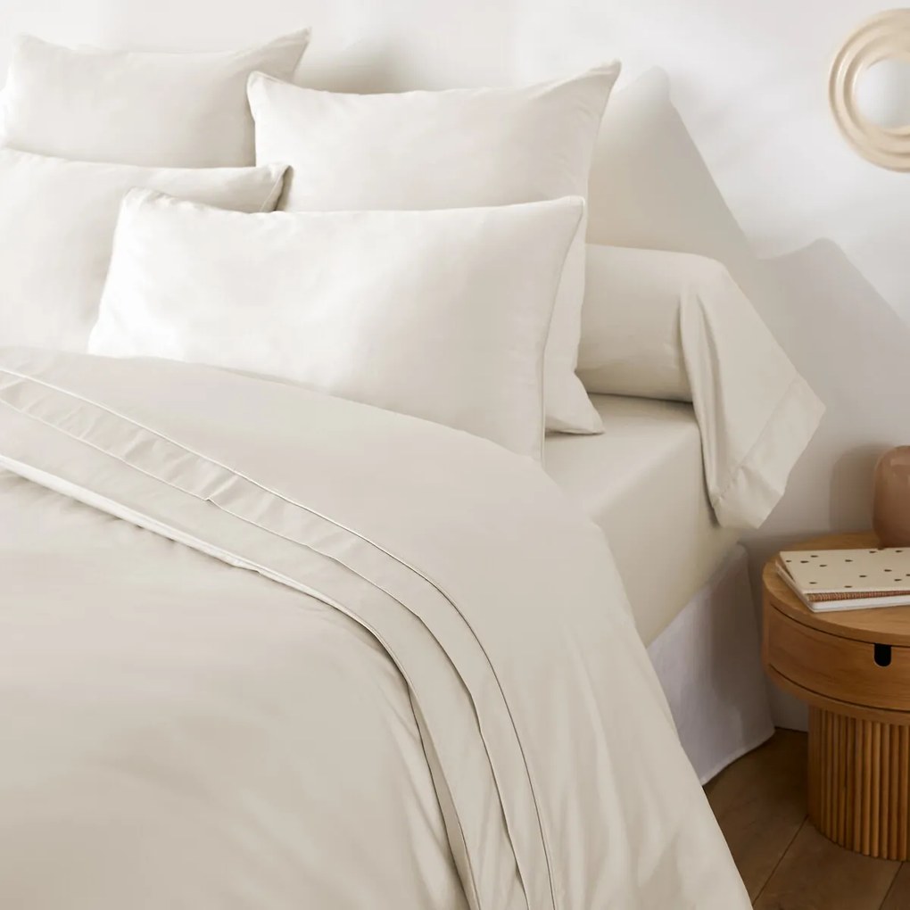 Dekbedovertrek van katoensatijn, 153 draden, Opale