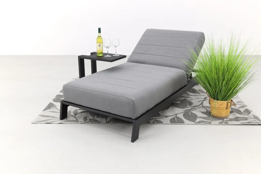 Mexico sunbrella ligbed 200x85 cm. - Lichtgrijs