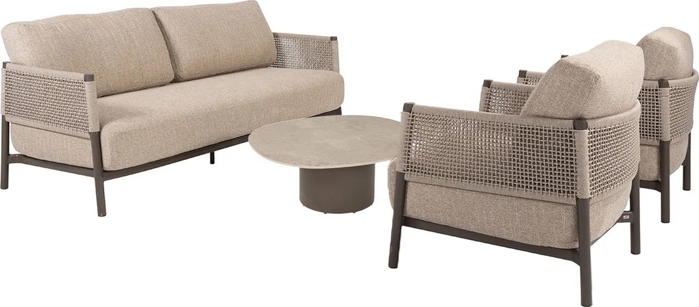 4 Seasons Savanne loungeset 4-delig - terre