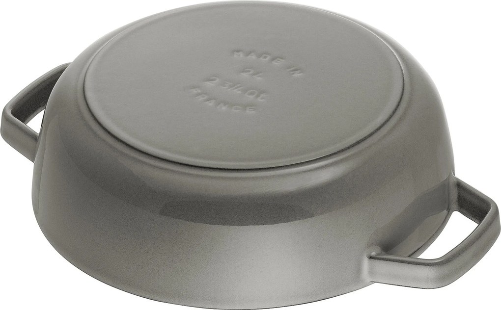 Staub Braisers Sauteerpan Chistera 28 cm / 3,7 l, Grafietgrijs - Braisers - Staub