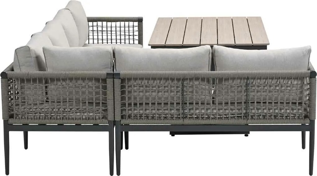 Garden Impressions Burela - Brugge lounge dining set 5-delig links - taupe