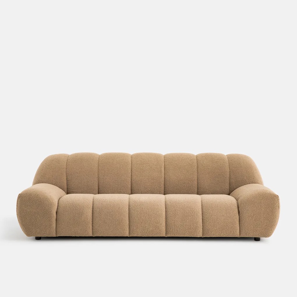 4-zits bank van dikke bouclette Nuria