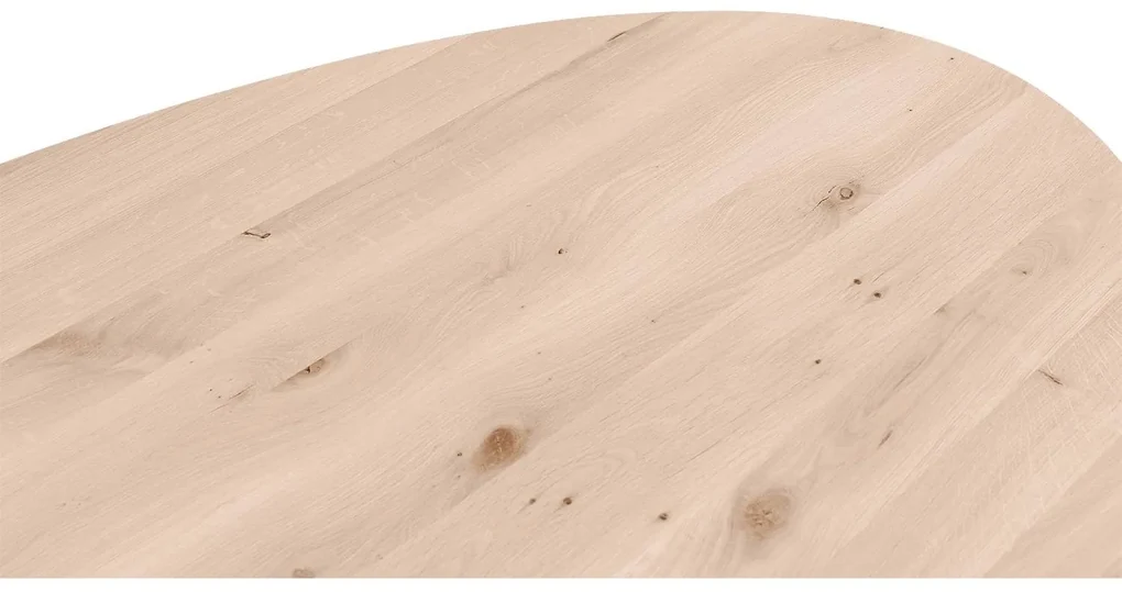 Goossens Eettafel Blade, Strak blad ovaal 220 x 110 cm 6 cm dik