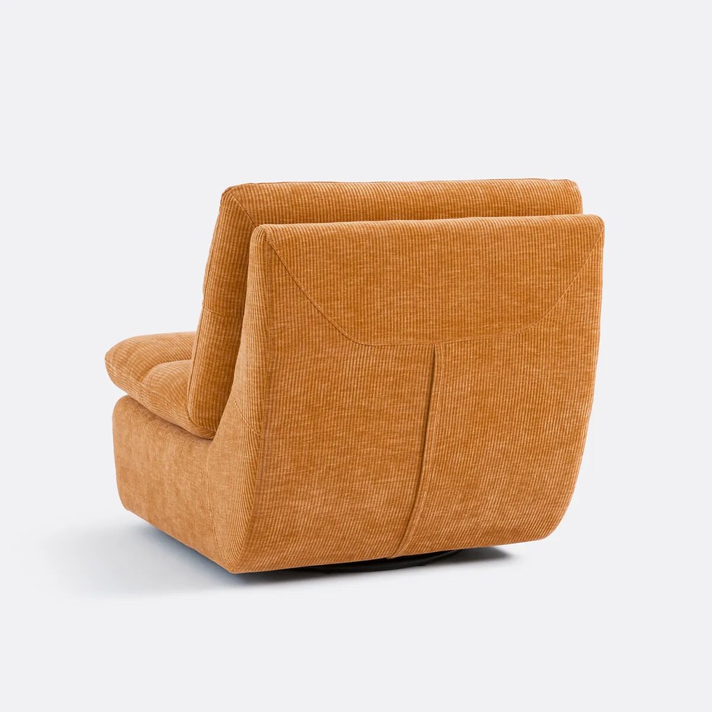 Reliëffluwelen draaifauteuil, ERABLE