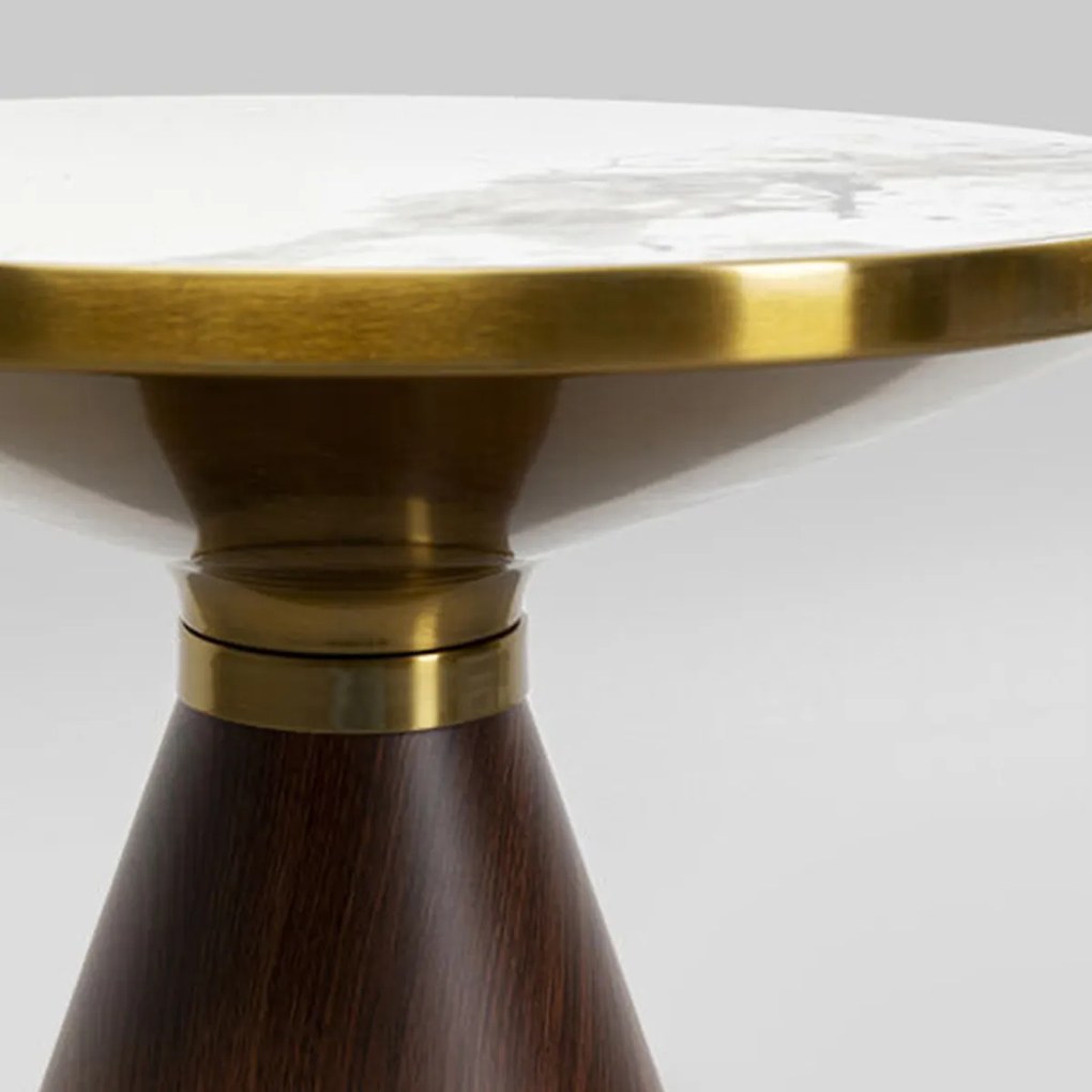 Ronde Salontafel Marmer - 70 X 70cm.
