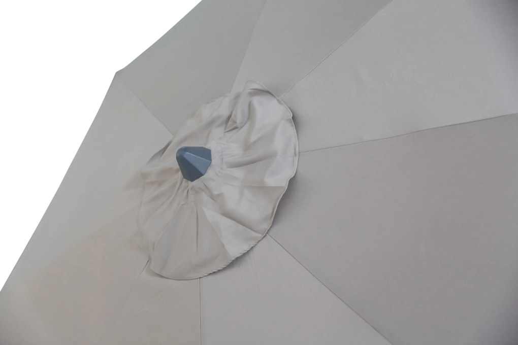 Camello Valerio Stokparasol M (excl. Voet) Aluminium Taupe