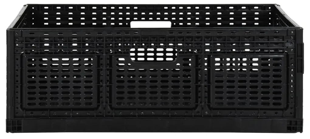 vidaXL Vouwkrat 46 L 60x40x22 cm zwart