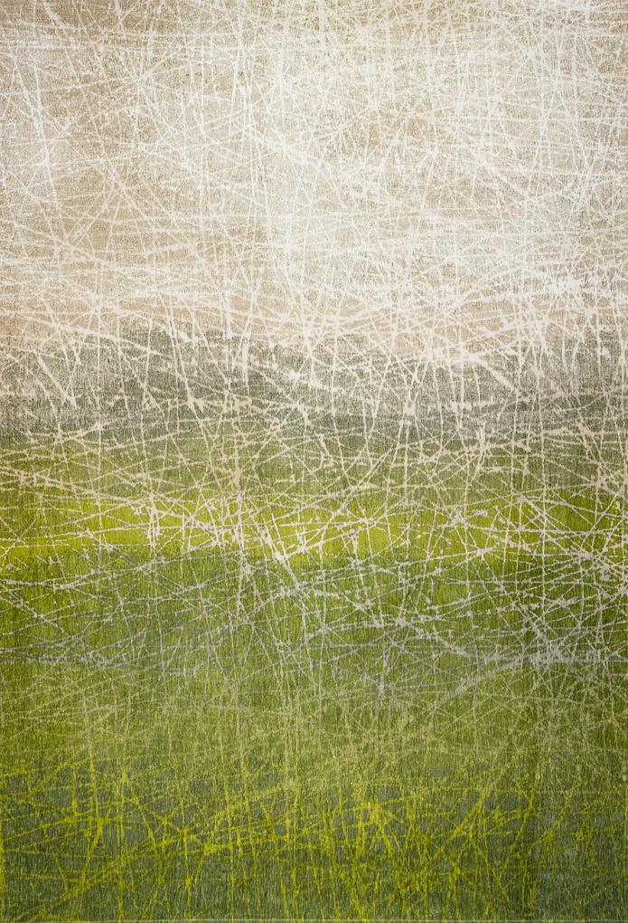 Louis de Poortere - Mad Men Fahrenheit Central Park Green 8882 - 230 x 330 - Vloerkleed