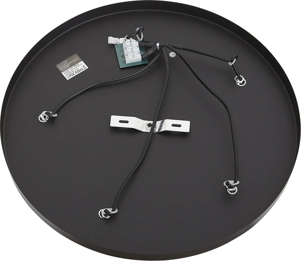 Moderne plafondlamp zwart 5-lichts - Facil