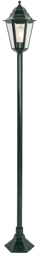 Klassieke staande buitenlamp donker groen 170 cm IP44 - New Orleans