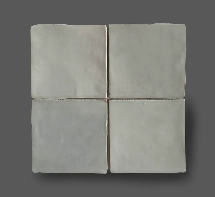 Hoogglans Wandtegel 13x13 Cm Licht Grijs A134