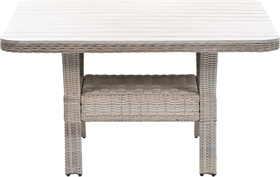 Garden impressions Nova lounge tuintafel 126,5x126,5 cm - light teak vironwood