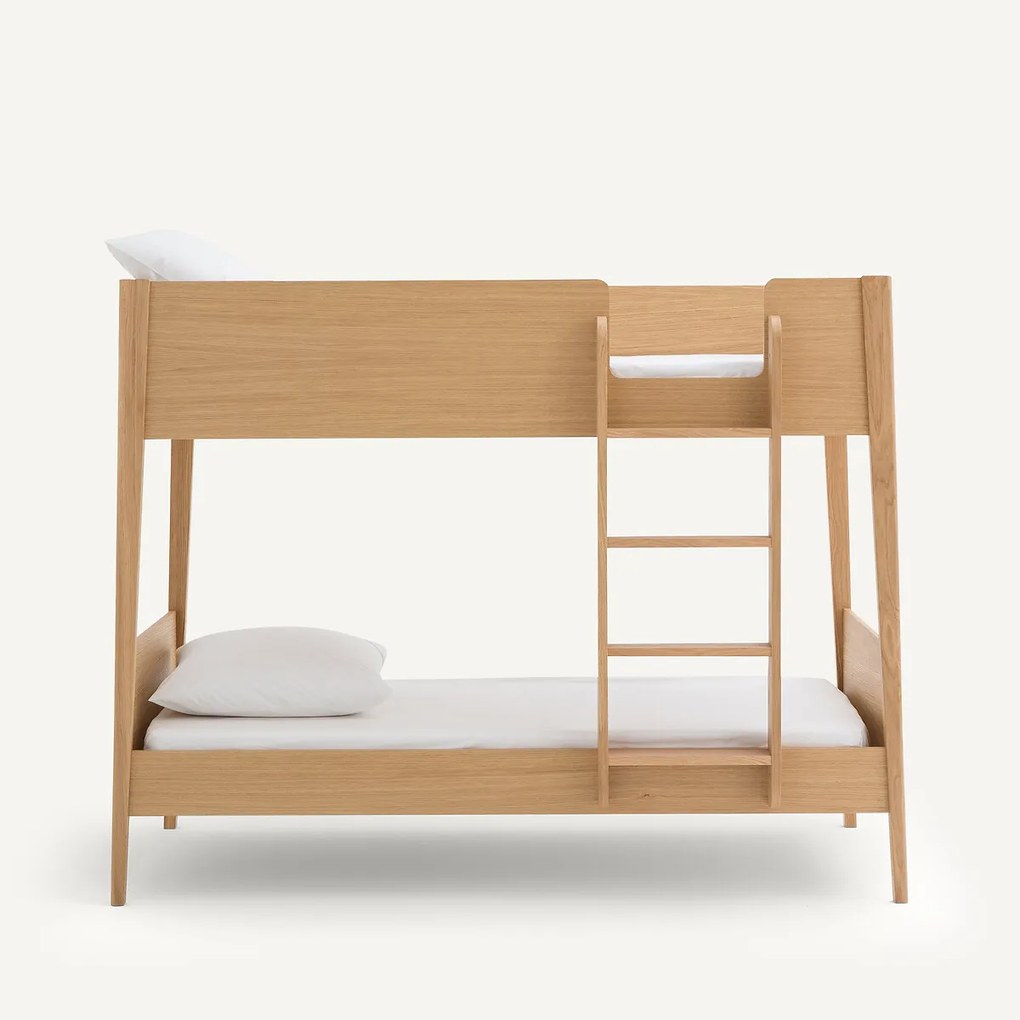 Stapelbed in fineereik met bedbodem Alceste