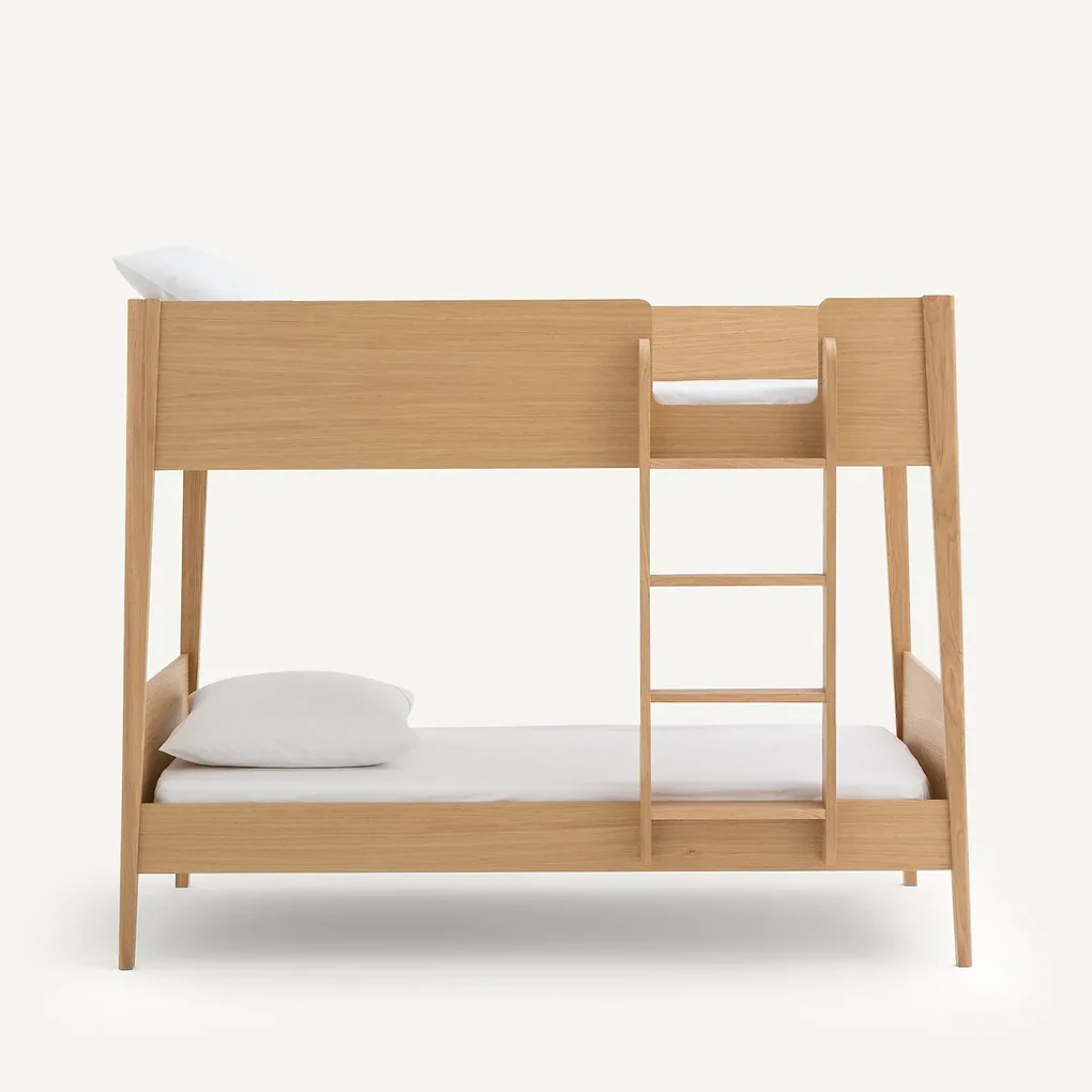 Stapelbed in fineereik met bedbodem Alceste