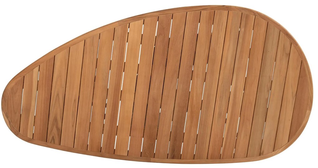 Taste by 4 Seasons Corsica teakhouten tuintafel met kiezelvormig blad 240 x 130 cm SALE  Tuintafel    houtkleur weerbestendig