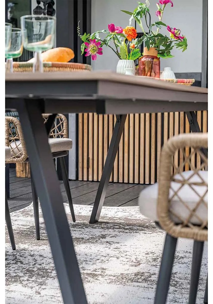 Garden Impressions Kalibo tuinset 7-delig - Penedo tuintafel 230x100 cm