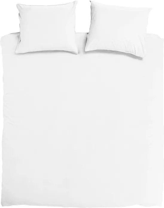 Dekbedovertrek Percal– 100% percal katoen – 140×200/220 – wit