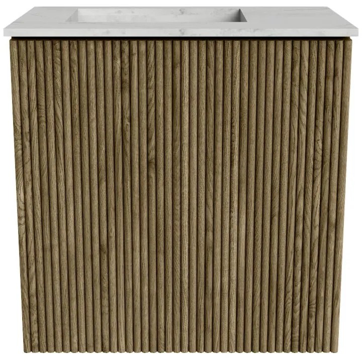 Mondiaz Joya DLux 40cm toiletmeubel dusk met wastafel faye links zonder kraangat opalo