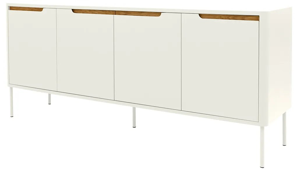 Tenzo Switch Mat Wit Dressoir Scandinavisch Design - 173x45x76cm.