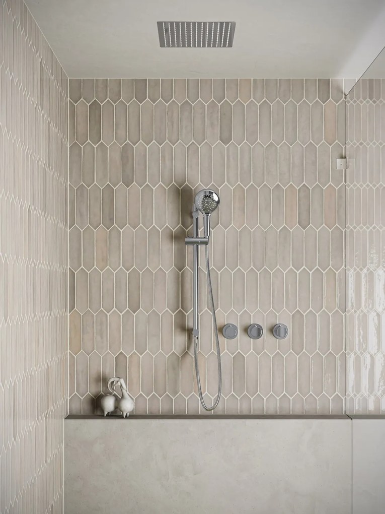 Saniclear Plus inbouw regendouche met inbouw douchekop 30x30cm, glijstang en 2 standen handdouche chroom