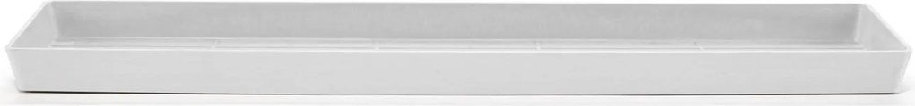 ecopots onderschotel met waterreservoir - Rechthoekig - Pure White - 63,5 x 15,5 x H3,3 cm