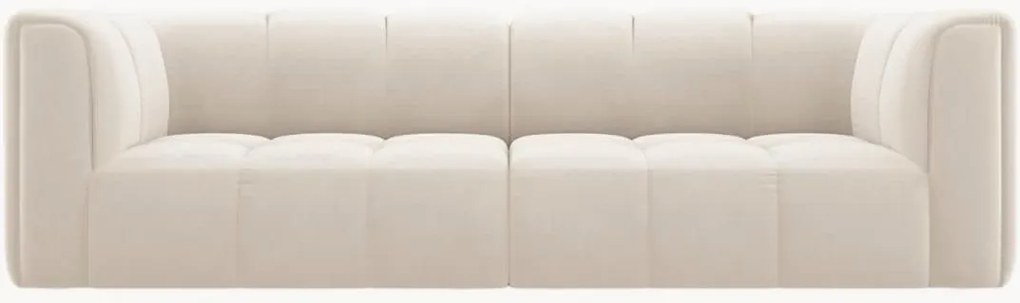 Modulaire bank Francesca (3-zits) in fluwelen look, B 226 cm