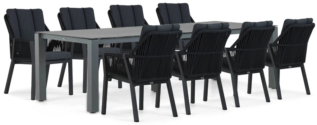 Tuinset 8 personen 300 cm Aluminium/rope Taupe Lifestyle Garden Furniture Verona/Yoko