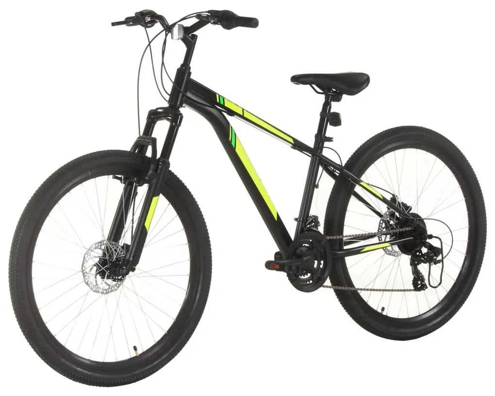 vidaXL Mountainbike 21 versnellingen 27,5 inch wiel 38 cm frame zwart