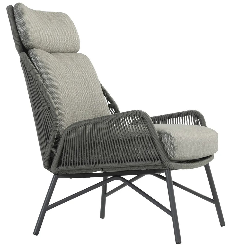 4 Seasons Outdoor Carthago loungeset platinum met Valetta tafel antraciet weerbestendig