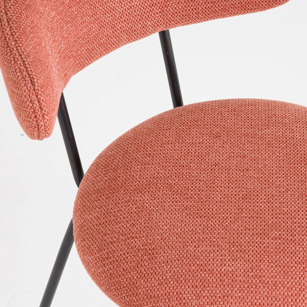 Set van 2 stoffen stoelen, Clarvia