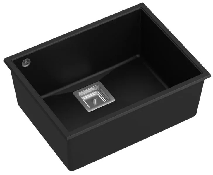granieten spoelbak DAVID 50 Black