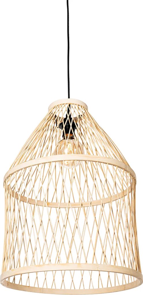 Landelijke buiten hanglamp rotan 3-lichts - Calamus