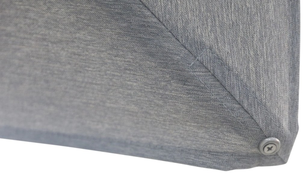 Zweefparasol  3x3m S2 Excellent (excl. voet) Grijs-antraciet Camello Luna
